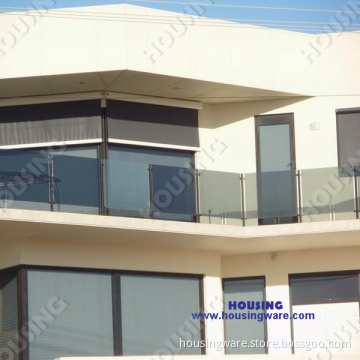 Modern Balcony Glass Railing Design